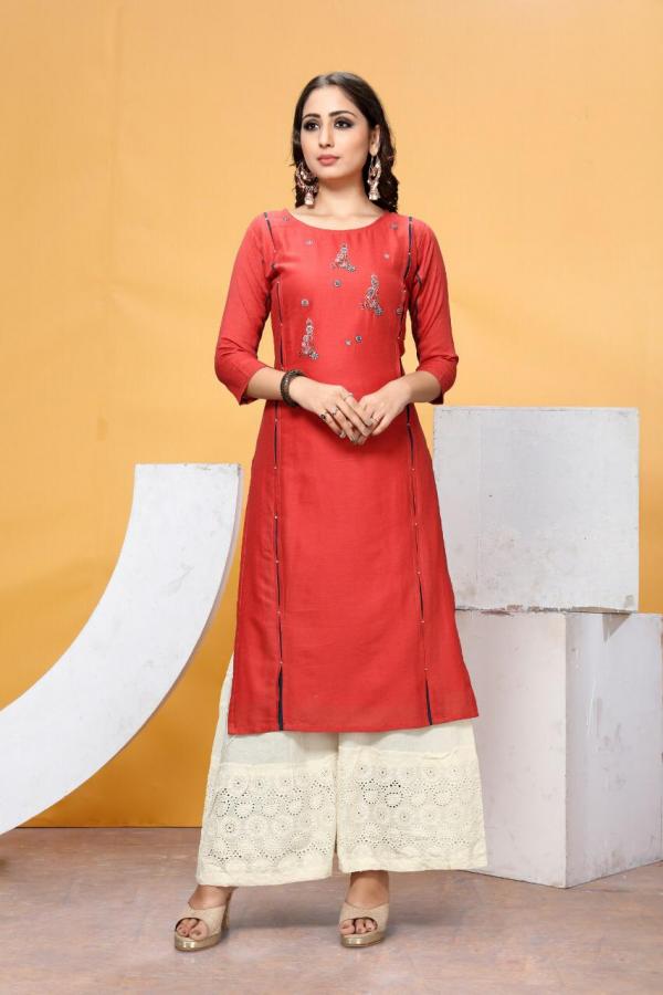 Retro-Cotton-Kurti-With-Bottom